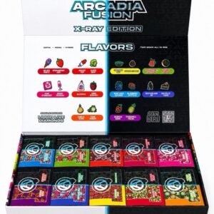 Arcadia X Ray Edition – 2 Gram is een vooraf gevulde cannabis-vape met een aangegeven capaciteit van 2 gram. Het product heeft een compact, geïntegreerd ontwerp met onderdelen zoals een extractreservoir, verwarmingselement en batterij. De exacte cannabinoïdepotentie, ingrediënten, extractsoort, smaak en technische specificaties kunnen per uitvoering of batch verschillen en moeten worden gecontroleerd op de originele verpakking.
