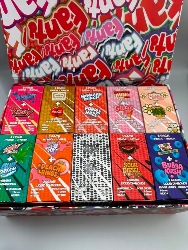 FANTA 2.5G Disposable is een vooraf gevulde cannabis-vape in een compact, geïntegreerd apparaat. De aanduiding 2.5G verwijst naar de opgegeven hoeveelheid extract